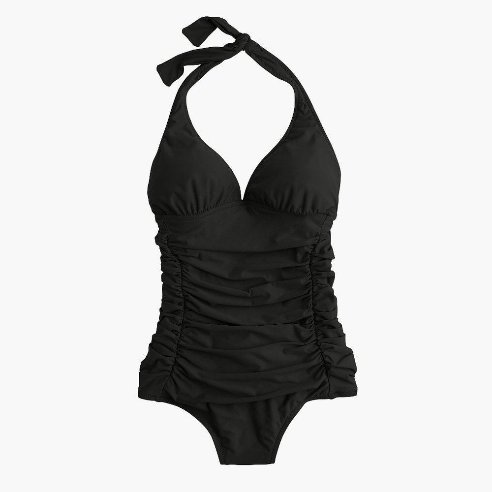 J. Crew Halter One-Piece Swimsuit
